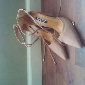 Lace Up Pointed Heels